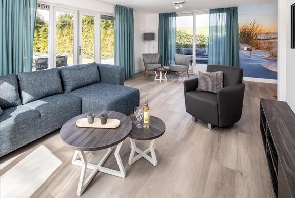 Woonkamer van een bungalow | De Soeten Haert